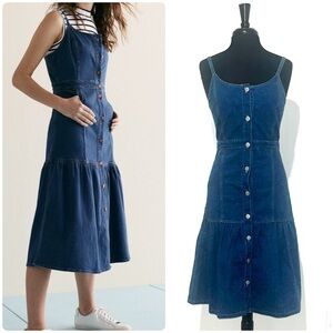 SUNO Blue Denim Dress